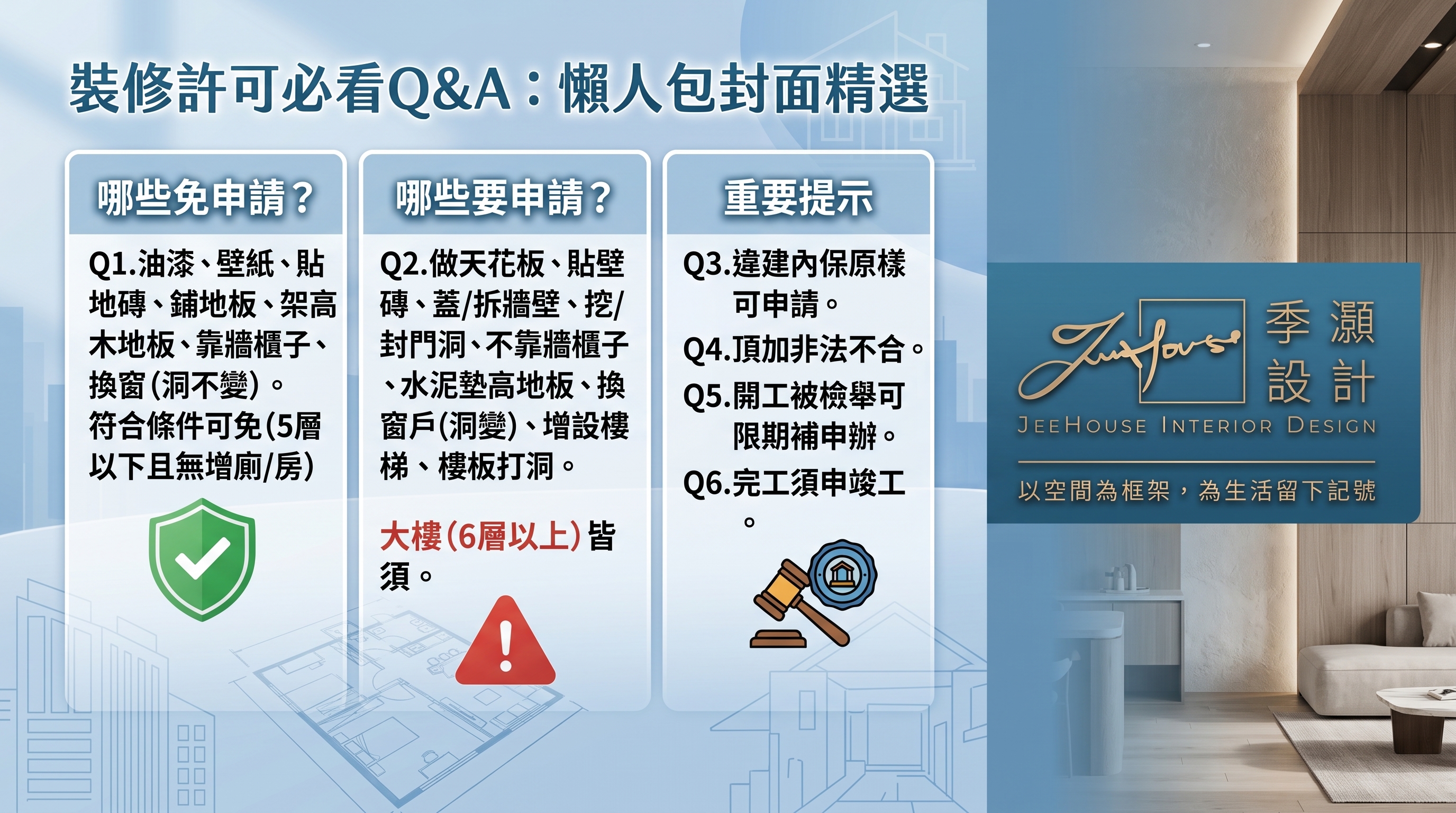 室內裝修許可?